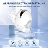 Wearable Breast Pump 210ML Large Capacity Hands Free Electric Portable Breast Pump BPA-free with LED Display 4 Modes & 12 Levels