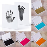 Newborn Baby Handprint or Footprint “Clean-Touch” Ink Pad Safe Non-toxic Baby Footprints Handprint