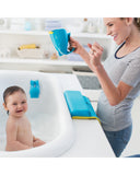 Skip Hop Moby Bath Rinse Cup: Tear-free Waterfall Rinser, Blue Baby Bath Rinser Cup