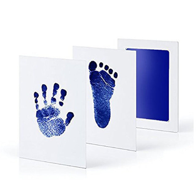 Newborn Baby Handprint or Footprint “Clean-Touch” Ink Pad Safe Non-toxic Baby Footprints Handprint