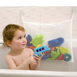 Corner Bath Toy Organizer Baby Toy Mesh Bag Bath Bathtub Doll Organizer Suction Bathroom Bath Toy Stuff