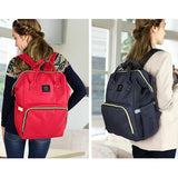 Designer Diaper Nappy Bag Nursing Backpack Waterproof Nappy Bag Kits Mummy Maternity Travel Backpack Nursing Bag